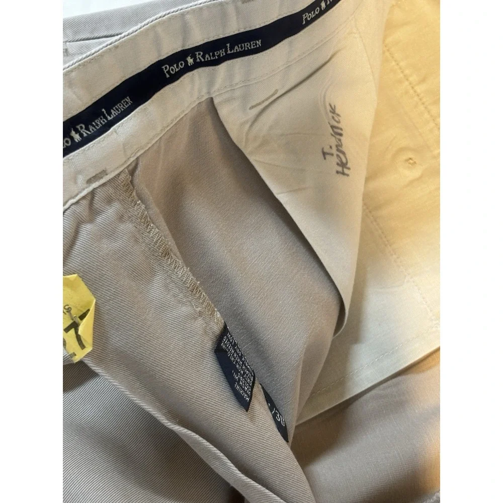 Polo‎ Ralph Lauren Men's 34x30 Pants Khakis Chino Stretch Straight Fit Tan
